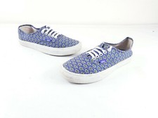 Vans Damen-Plateau-Turnschuhe Paisley-Druck mit Waffelsohle Top Größe 6 UK 