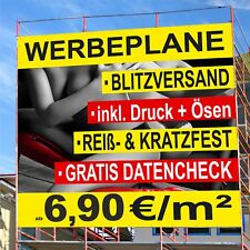 LKW Plane PVC Plane Banner Werbeplakat Digitaldruck Werbebanner Werbeplane 550g