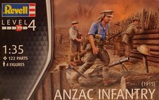 Revell  Figuren Anzac Infanterie 1915 , Maßstab 1:35 / Nr.: 02618 NEU
