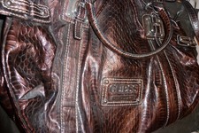 Tasche Handtasche von GUESS braun-kupfer original NEUWERTIG