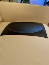 Tablett Schale Designer Metall groß schwarz modern minimalistisches Design