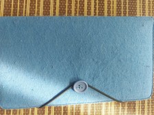 Stoff case, etui, Sammelbox für 48 CD,DVD, BlueRay, Marke Hama in Blau, 