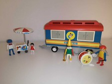 Playmobil 3477 Zirkuswagen mit Zubehör Klicky Rar plus Eisverkäufer