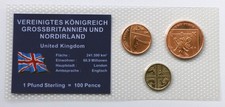 Münzset UNC im Blister - Vereinigtes Königreich-Großbritannien-Queen