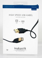 IN-AKUSTIK Premium High Speed USB-Kabel 1 Meter OVP