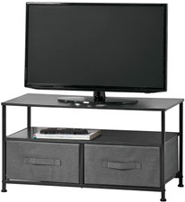 Fernsehtisch mDesign TV Schrank Board Ordnungsboxen 80x40x43cm Schwarz B-WARE