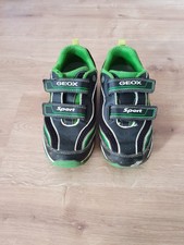 Geox Sport Sneaker Gr 34 Turnschuhe Jungen Blinkies Freizeitschuhe Kinderschuhe 