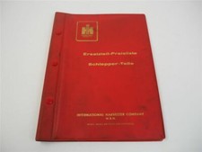 Mc Cormick DF D 212 - 440 DLD DED Schlepper Teile Ersatzteil-Preisliste ab 1959