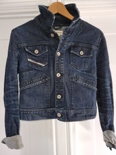 Wunderschöne Diesel Kurz Denim Jacke Exclent Zustand Gr. Med 34" Brustkorb