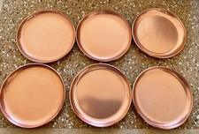 Glasuntersetzer-Set Dekorativ Untersetzer 6x 50s 60s