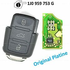 Fernbedienung Ersatz Schlüssel für VW Golf 5 Touran Caddy Eos Leon 1K0959753G