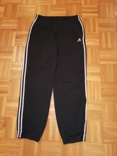 ADIDAS Trainingshose Gr. M schwarz weiß Sport Hose Jogginghose 3 Streifen