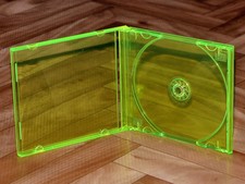 30 x CD Hülle Jewelcase gelb für 1 CD/DVD/Blu-Ray, farbig, sehr gute Qualität 