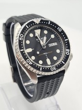 1980 SEIKO 7548 TAUCHERUHR VINTAGE HERVORRAGENDES WAFFELARMBAND LÄUFT PERFEKTJDM KANJI