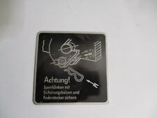 Typenschild Schild Seilwinde IFA Traktor S39