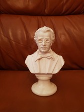 Büste von Franz Schubert - Alabasterpulver - Entwurf Arnoldo Giannelli 