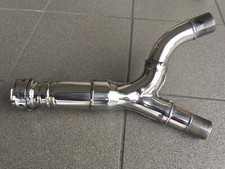 YAMAHA Y-Rohr MT01 RP12 und RP18 Hochglanz Poliert  CATALYST ASSY