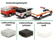  Mickon Pickup Gerätekoffer passend für Busch Ford Ranger Farbe Auswahl 1:87 H0