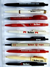 Kugelschreiber Sammlung Sortiment-Tabak Zigaretten-Marlboro-Raritäten-10 Stck-82