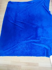 Ca 1,95 x 1,50 m Web/blau Bastelpelz, Nähen,Kostüme, Plüschtiere, Puppenkleider.