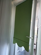 Fensterrollo - Klemmfix Rollo - Seitenzugrollo - ohne Bohren  Grün 6 teilig