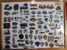 Konvolut-Bugatti-VW-Ferrari-Audi-Ford-Opel-Mercedes-BMW-Seat-Jaguar >  100 Pins.