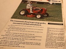 Wheel Horse Commando 800 Mountfield uncirculated Original 1975 Verkaufsprospekte