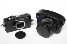 Zeiss Ikon ZM Gehäuse / Body mit Leica M Bajonett schwarz / black