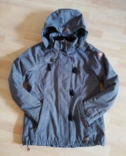 Icepeak Damen Jacke Gr. M evtl. L s. Maße Grau Winterjacke gefüttert TOP ZUSTAND