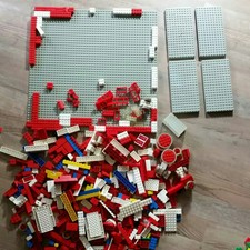 1,8 kg Lego, Bauplatte 38 x 38 cm + 4 kleine Grundplatte + Steine, Fenster,Türen