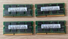 4* 2 GB (8 GB)  Laptop RAM Samsung DDR3 PC3 1066 / 8500S 