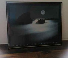 Wunderschönes Wandbild, Meer, Mond