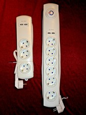 1 Stk. REV/düwi Steckdosen-Leiste 3-fach / 6-fach mit 2 x USB 2.0, weiß