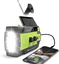 Solar Radio Kurbelradio Tragbares Notfall AM/FM mit USB Handyladefunktion DHL
