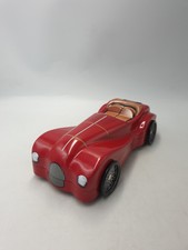 SILBERKRAN? ZINNROT KLASSISCHER RENNWAGEN GEFORMT AUF BEWEGLICHEN RÄDERN GEPRÄGT