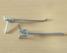 Einfachhaken 6 8 10 12 16 20 30 cm Lochwandhaken Tegometall Regalzubehör Haken