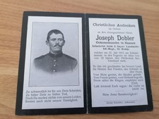 WK1 Sterbebild (1), Landwehr Inf.Rg., 12 Komp., 1915 Schratzmännle, Vogesen 