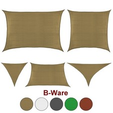 B-WARE Sonnensegel Sonnenschutz UV30+ Windschutz Schattenspender [10956]
