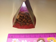 Pyramide Kaffee Küche Deko Kunstharz/ Epoxidharz Handarbeit Unikat Resin Epoxy