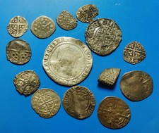 INTERESSANTE AUSWAHL VON 14 SILBERHÄMMERTEN EINHEITEN (4A)