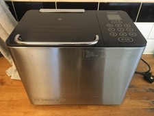 Kenwood BM450 Schnellback Brotbackmaschine Brotmarmelade Teigmaschine schwarz/silber