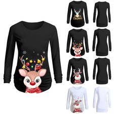 Weihnachten Umstandsmode Schwangerschaft Stillbluse Stillmode Umstandsshirt DE