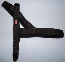 Trixie Norweger-Geschirr, schwarz, Hundegeschirr, gepolstert, verstellbar, XS-S