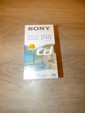 3x Sony VHS cd 240 4h OVP Videokassetten