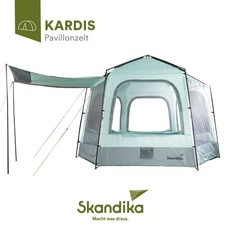 Skandika Kardis Hauszelt für 4 Personen Hexagon Zelt wasserdicht B-Ware