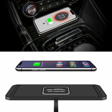 Qi Auto Handy Ladegerät Wireless Charger Pad für Audi für BMW Tesla Mercedes DE