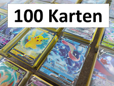 100 Pokemon Karten Deutsch Sammlung | V/GX/VMAX Garantiert | +4x seltene Holos
