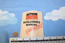Palitoy Original Vintage Action Man Intelligenz Handbuch cb32836
