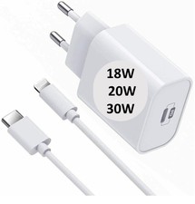 Ladekabel Schnell Ladegerät USB C auf iPhone 11, 12, 13, Pro, Max, Adapter 30W