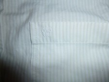 VAN LAACK Beige-gestreifte Baumwoll-Bluse  3/4-Arm Gr. 34